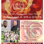 Flyer for 2rd Anniversary Celebration of the University Park World Peace Rose Gardens
