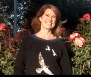 Sandy Huber, Project Director, University Park, World Peace Rose Garden, Stockton, CA for the International Day of Peace Celebration