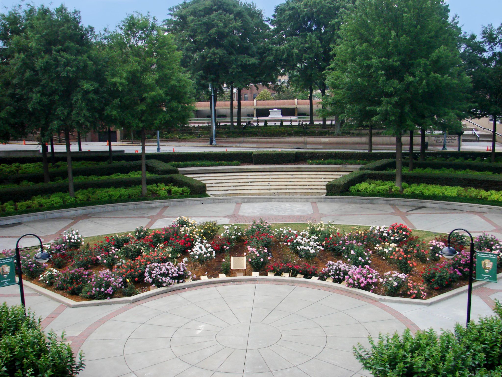 Martin Luther King rose garden